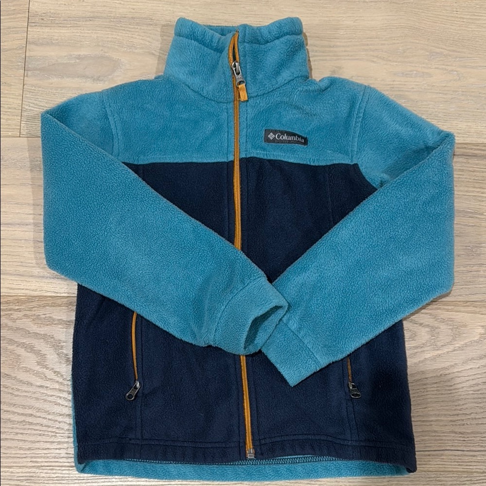 Columbia Teal & Navy Fleece Jacket